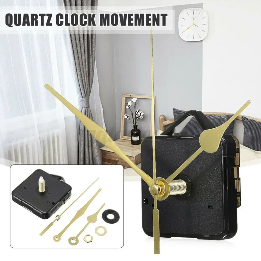 Wall Clock Silent - 석영 자동 벽시계 메커니즘 시계 작업을위한