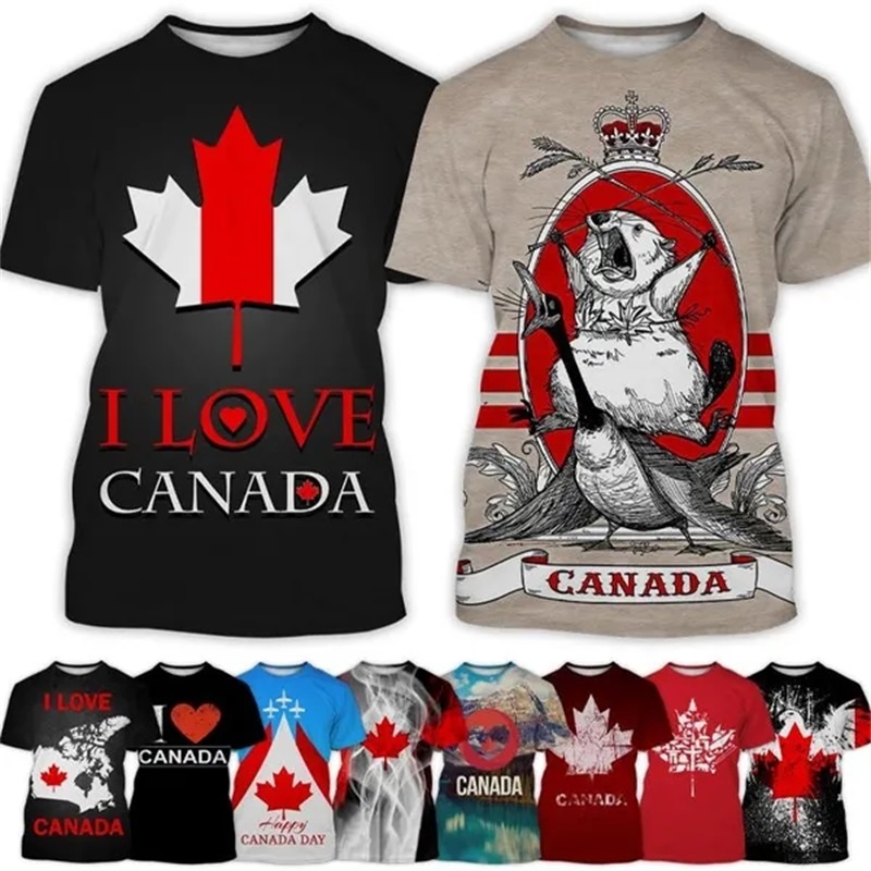 Home Decor Canada - 남성용 3D 프린트 I Love Canada