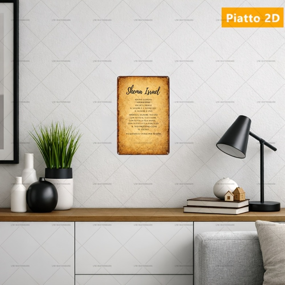 Home Decor Living Room - CIFBUY 히브리어 성경 알루미늄 벽 장식