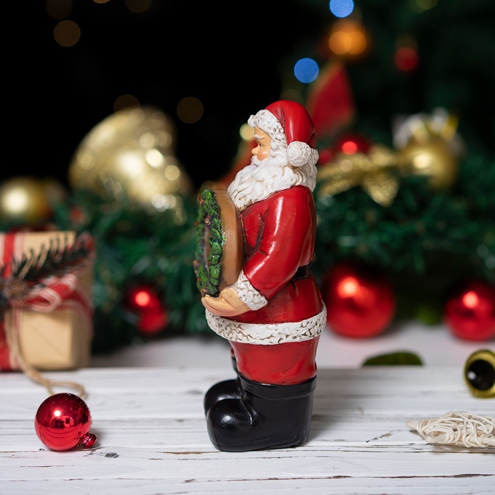 재미있는 크리스마스 장식품 레진 산타클로스 조각상 크리 - Home Xmas Decor Ideas 리뷰 및 가격