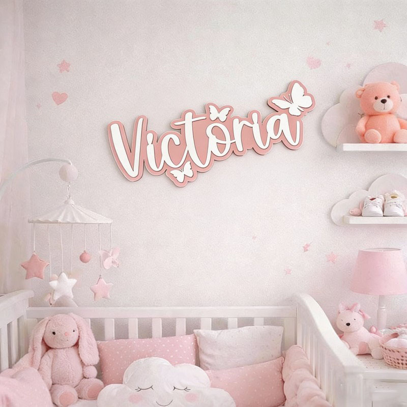 1Pc 사용자 정의 만화 나비 이름 나무 이름표, 홈  - Home Decor Diy 리뷰 및 가격