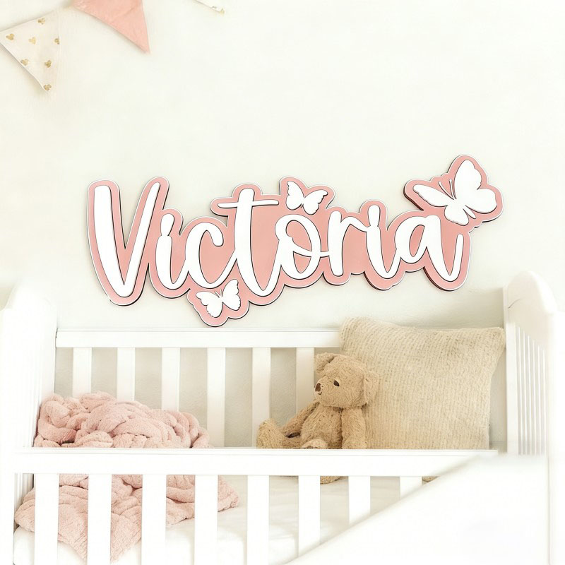 1Pc 사용자 정의 만화 나비 이름 나무 이름표, 홈  - Home Decor Diy 리뷰 및 가격