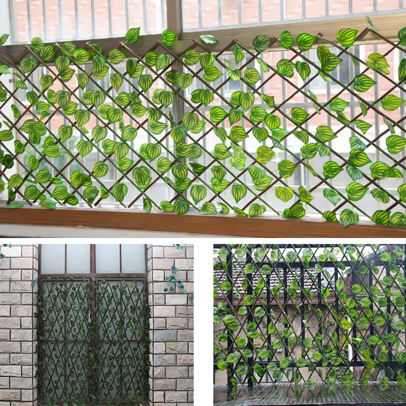 인공 잎 Wattled 벽 울타리 스크리닝 롤 UV 보 - Home Decor Wpc Panel 리뷰 및 가격