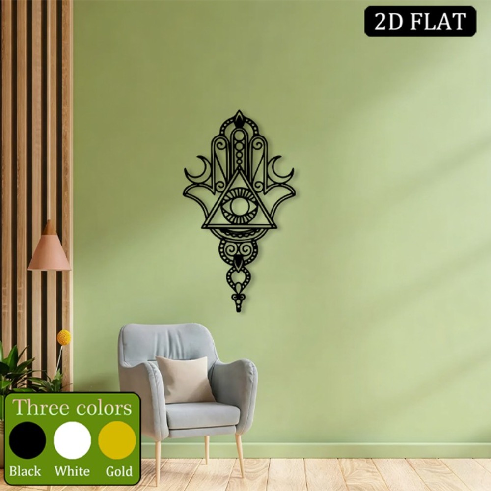CIFBUY 철제 벽 장식 하마사 악마의 눈 금속 조각 - Home Decor Living Room 리뷰 및 가격
