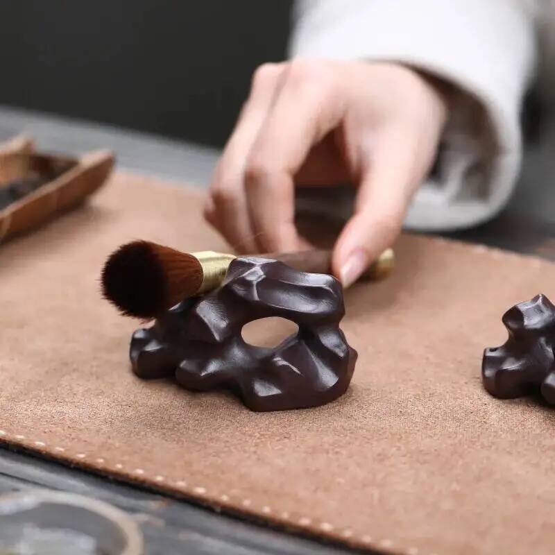 Yixing Zisha Tea Pet Taihu 스톤  - Incense Stick Holder 리뷰 및 가격