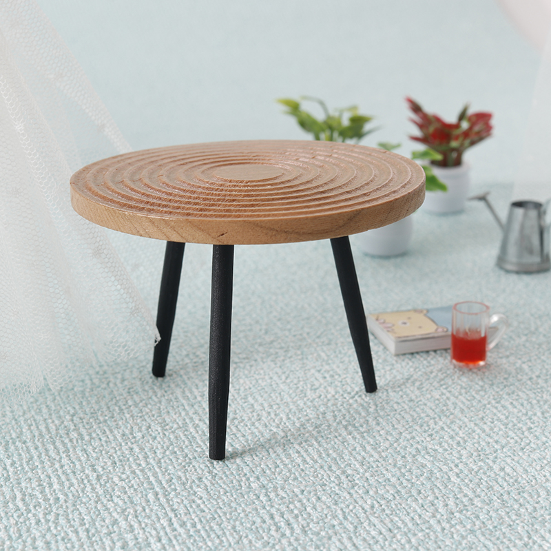 1:12 인형집 미니어처 원형 테이블 티 테이블 인형  - Home Decor Furniture 리뷰 및 가격