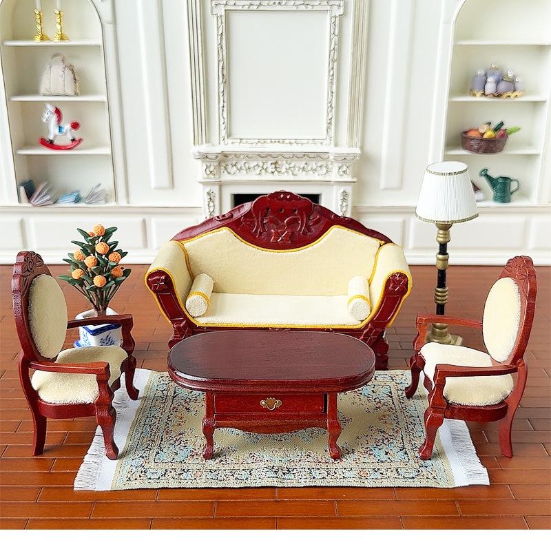 1:12 인형집 미니어처 원형 테이블 티 테이블 인형  - Home Decor Furniture 리뷰 및 가격