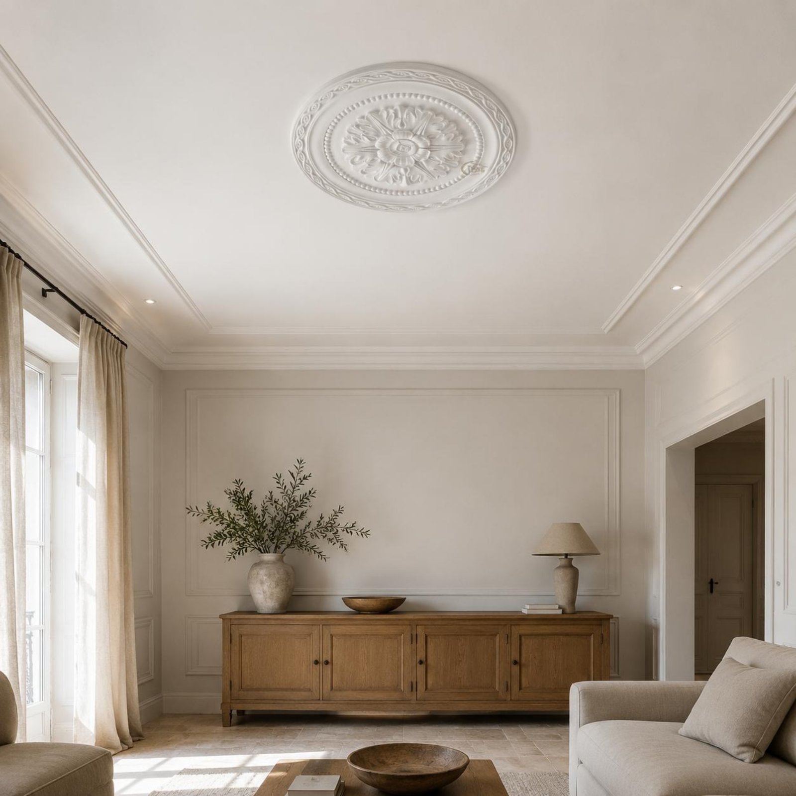 천장 메달리온 유럽 디자인 원형 천장 메달리온 홈 데코 - Home Decor Living Room 리뷰 및 가격