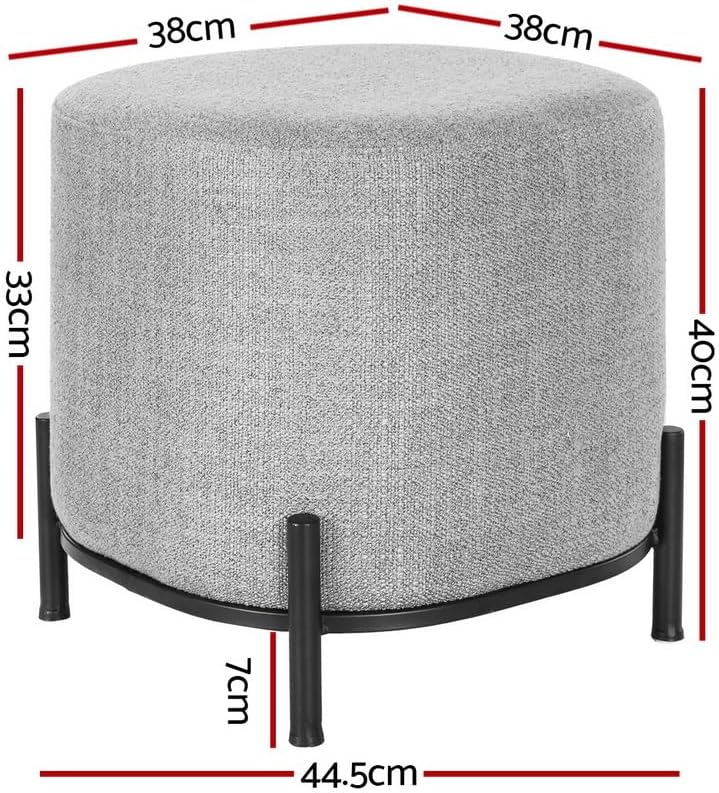 오토만, 원형 발받침 라운지 푸프 화장대 스툴 메이크업 - Home Decor Furniture 리뷰 및 가격