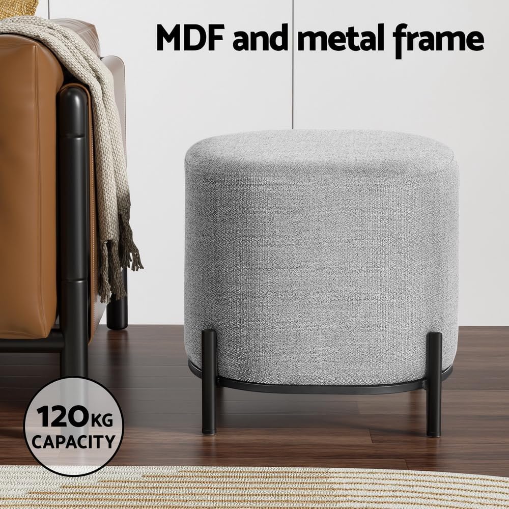 오토만, 원형 발받침 라운지 푸프 화장대 스툴 메이크업 - Home Decor Furniture 리뷰 및 가격