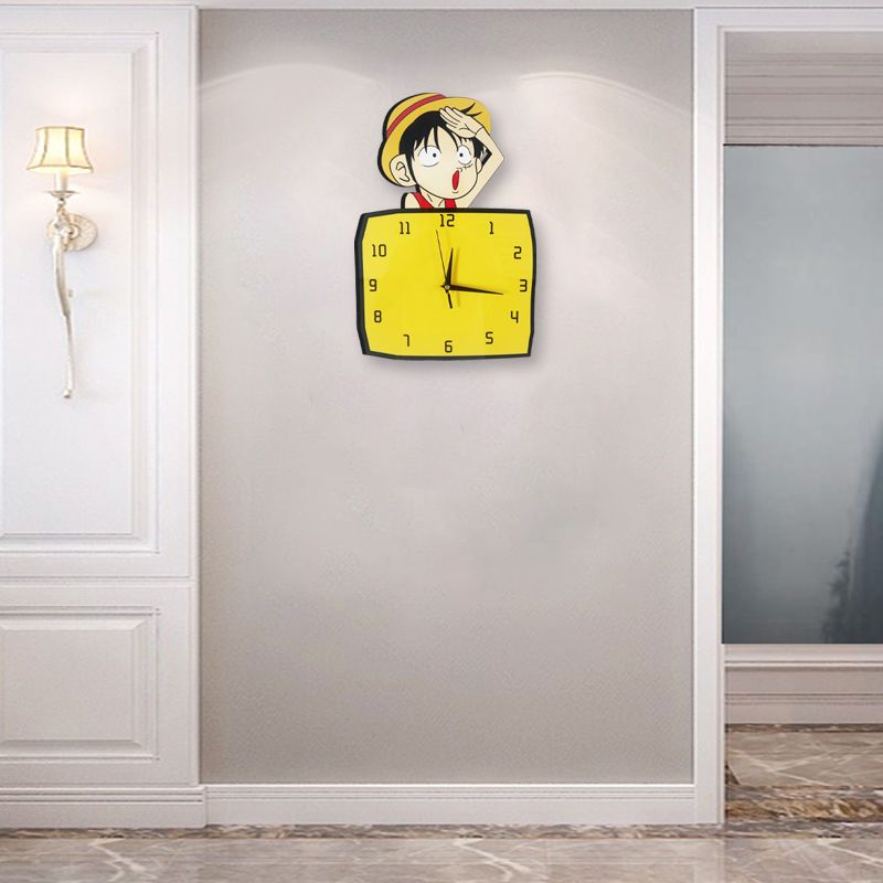 Monkey· D·Luffy 귀여운 달콤한 카와이 성격 - Wall Clock Silent 리뷰 및 가격