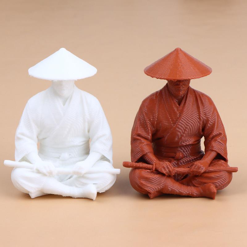 명상하는 사무라이 피규어, 동양 선 스타일 플라스틱 장 - Home Decor Zen Style 리뷰 및 가격