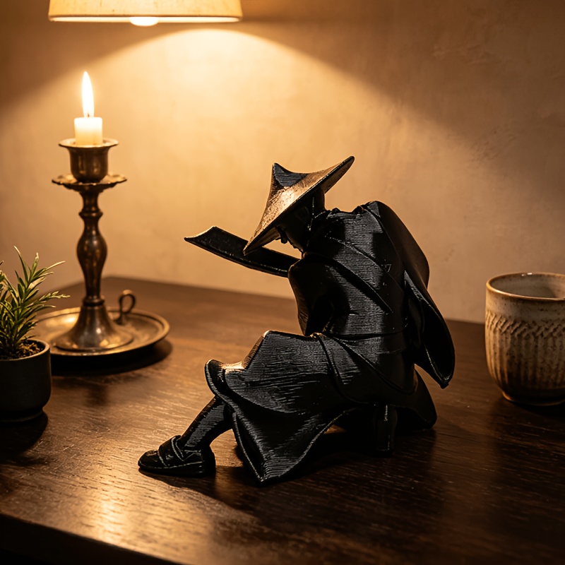일본 전통 사무라이 미니 조각상 3D 프린팅 고대 전사 - Home Decor Zen Style 리뷰 및 가격