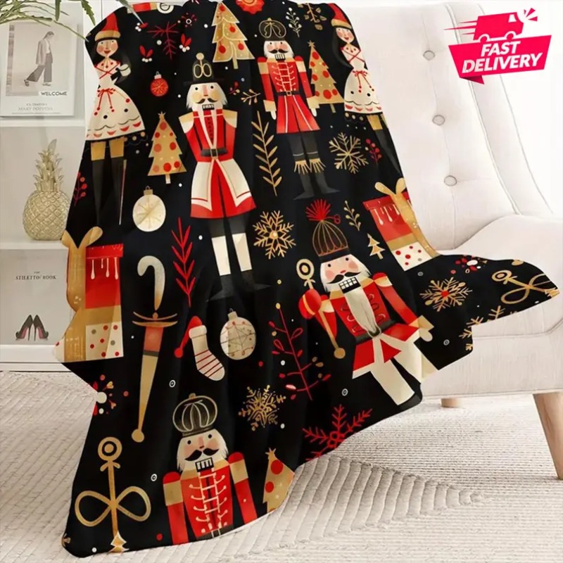 크리스마스 담요 순록 휴일 선물 겨울 휴일 장식 크리스 - Home Xmas Decor Ideas 리뷰 및 가격