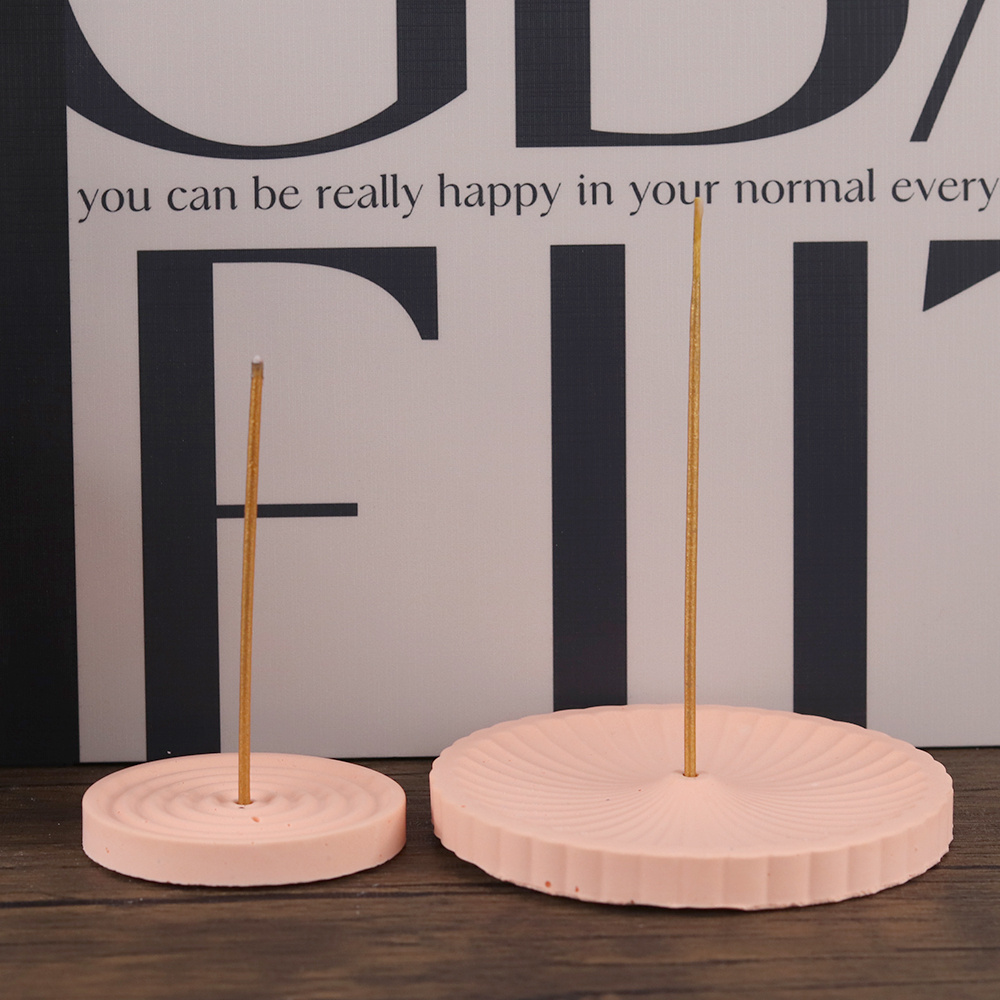 1개의 실리콘 향꽂이 몰드, DIY 원형 패턴 향꽂이  - Incense Stick Holder 리뷰 및 가격