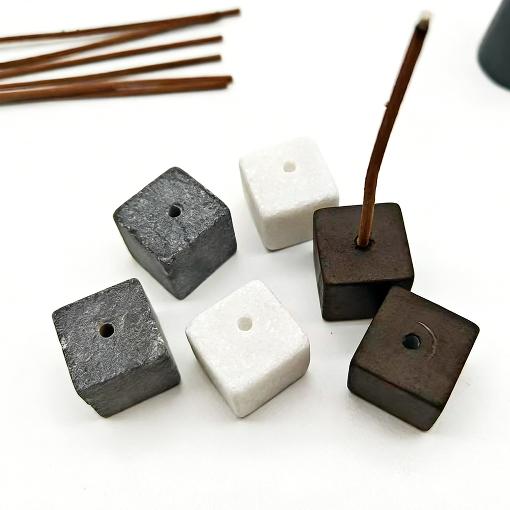 2개 천연석 향꽂이 코일 향로 석영석 받침대 불교 실내 - Incense Stick Holder 리뷰 및 가격