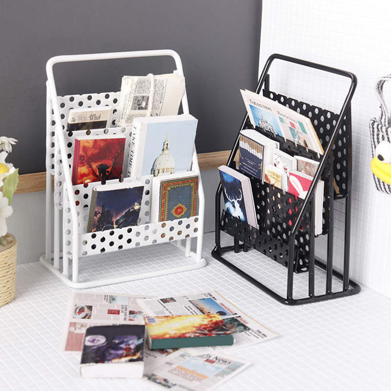 1:12 인형집 철제 수납 선반 신문 선반 인형 미니어 - Home Decor Furniture 리뷰 및 가격