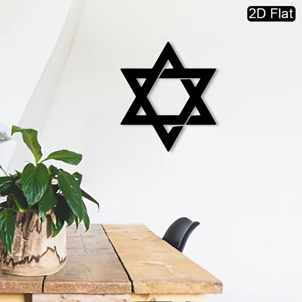 CIFBUY 철제 벽 장식 다윗의 별 금속 조각품 벽걸 - Home Decor Living Room 리뷰 및 가격
