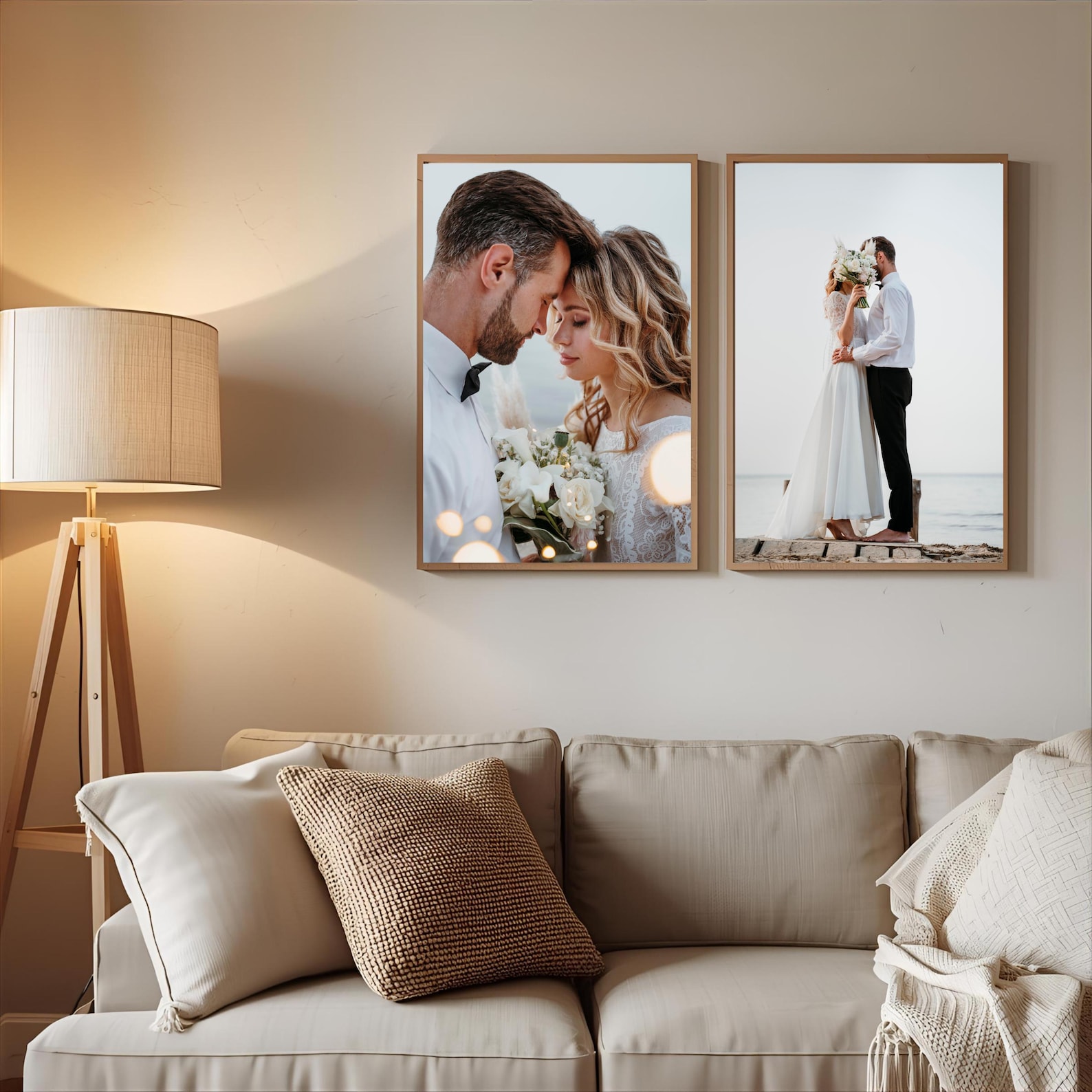 맞춤형 사진 캔버스, 가족 사진 벽 장식, 대형 사진  - Home Decor Furniture 리뷰 및 가격