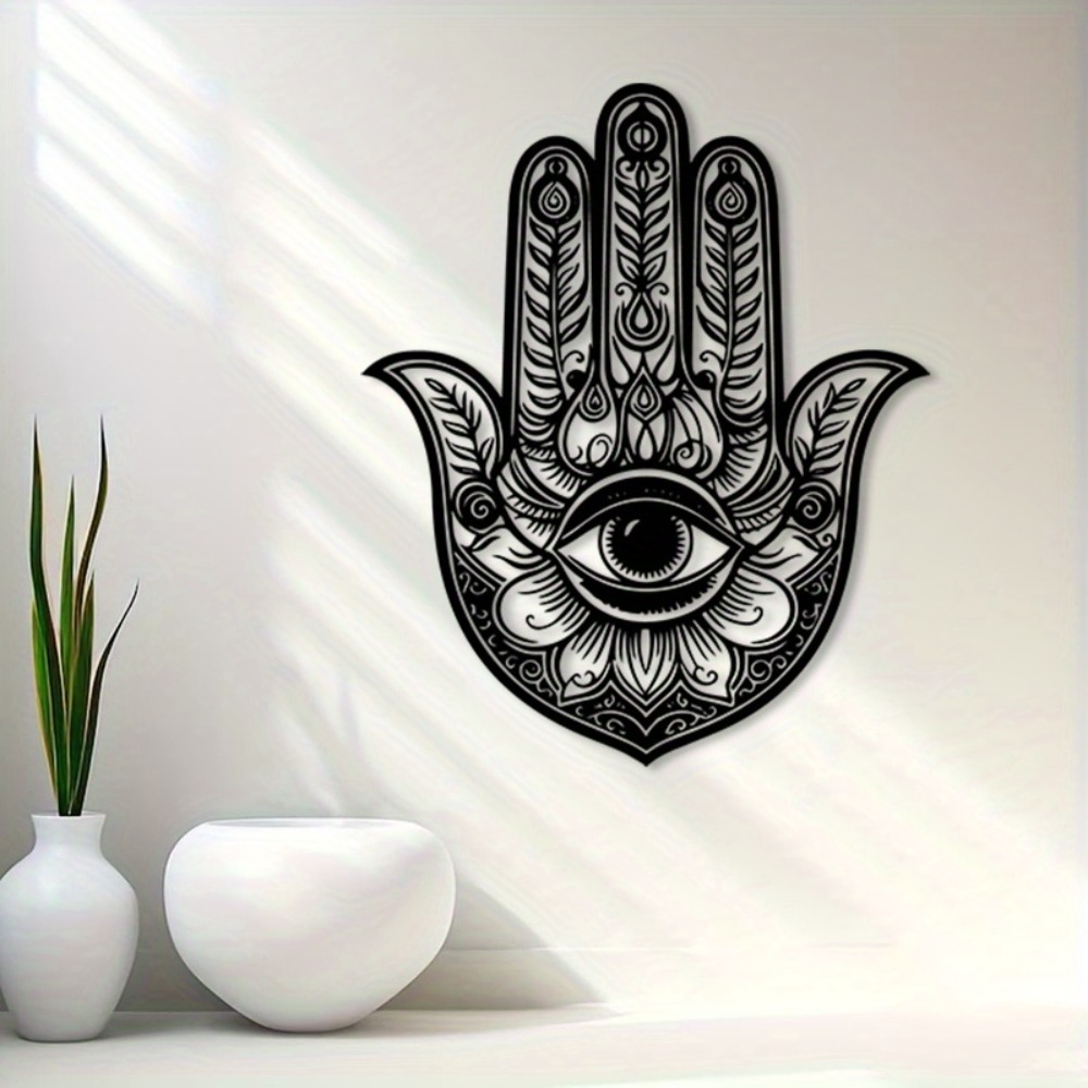 CIFBUY 철제 벽 장식 빈티지 함사 핸드 이블 아이 - Home Decor Living Room 리뷰 및 가격