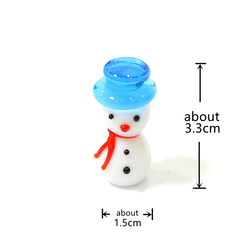 미니 귀여운 유리 눈사람 크리스마스 장식품 홈 데스크탑 - Home Xmas Decor Ideas 리뷰 및 가격