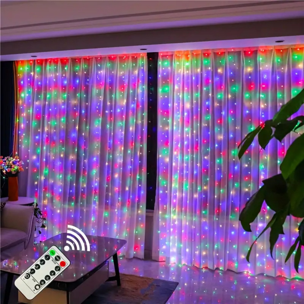 LED 커튼 스트링 조명 가랜드 USB 페스툰 리모컨  - Fairy Lights Bedroom 리뷰 및 가격
