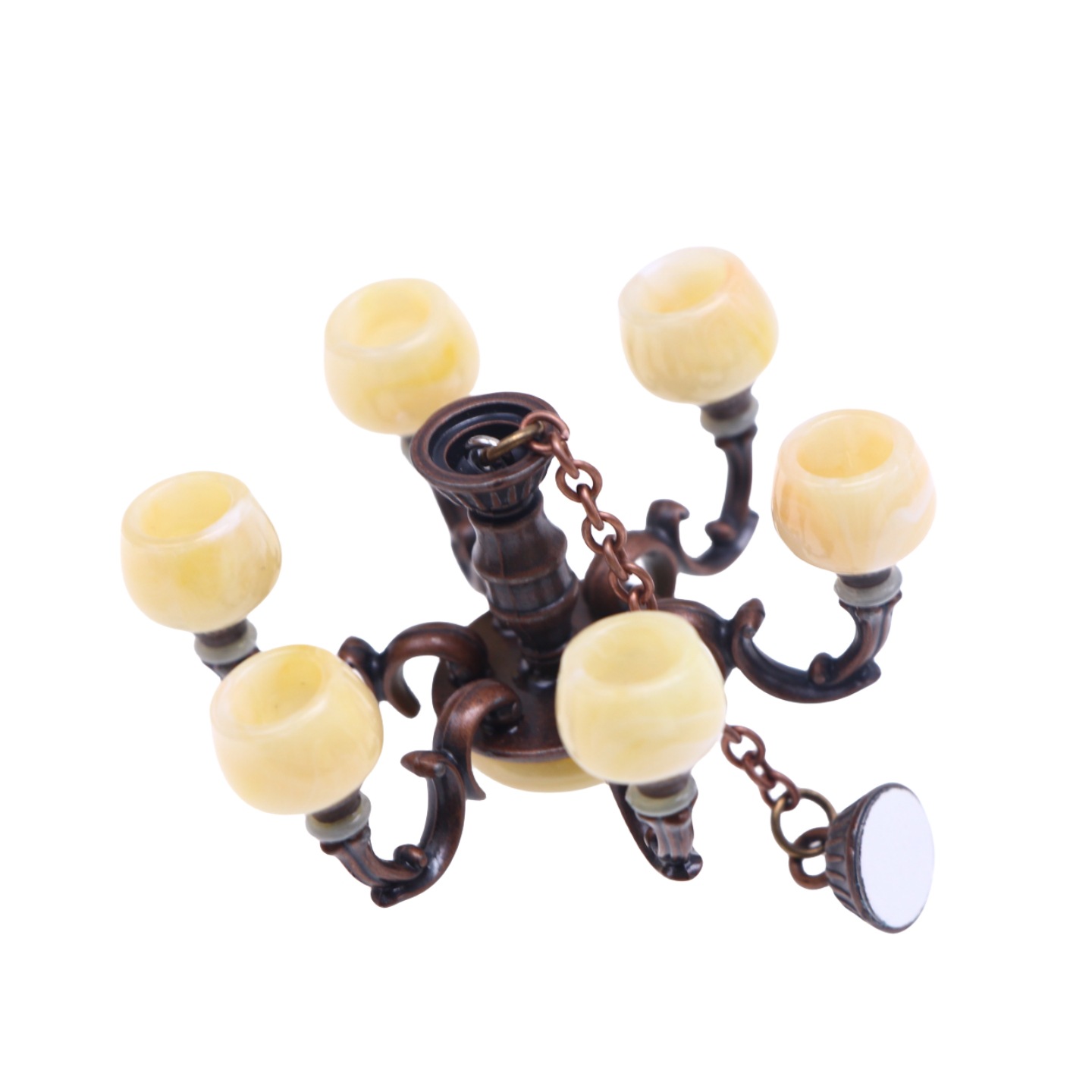 1Pcs 인형 집 미니어처 레트로 천장 조명 샹들리에  - Fairy Lights Bedroom 리뷰 및 가격