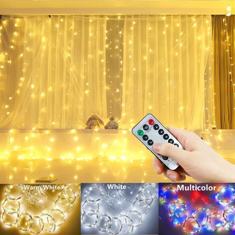 3/4/6m 커튼 LED 문자열 조명 갈 랜드 USB  - Fairy Lights Bedroom 리뷰 및 가격