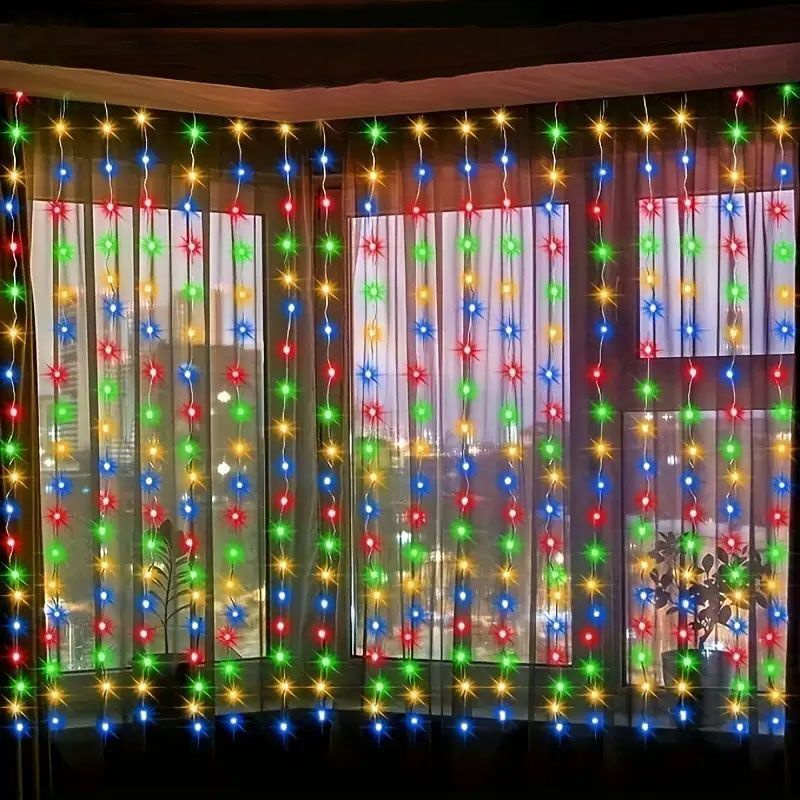 3/4/6m 커튼 LED 문자열 조명 갈 랜드 USB  - Fairy Lights Bedroom 리뷰 및 가격