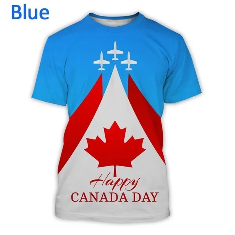 남성용 3D 프린트 I Love Canada 그래픽 티 - Home Decor Canada 리뷰 및 가격