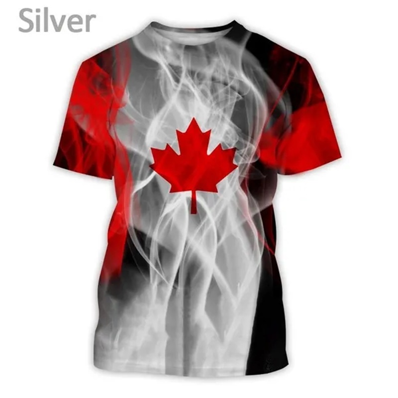 남성용 3D 프린트 I Love Canada 그래픽 티 - Home Decor Canada 리뷰 및 가격
