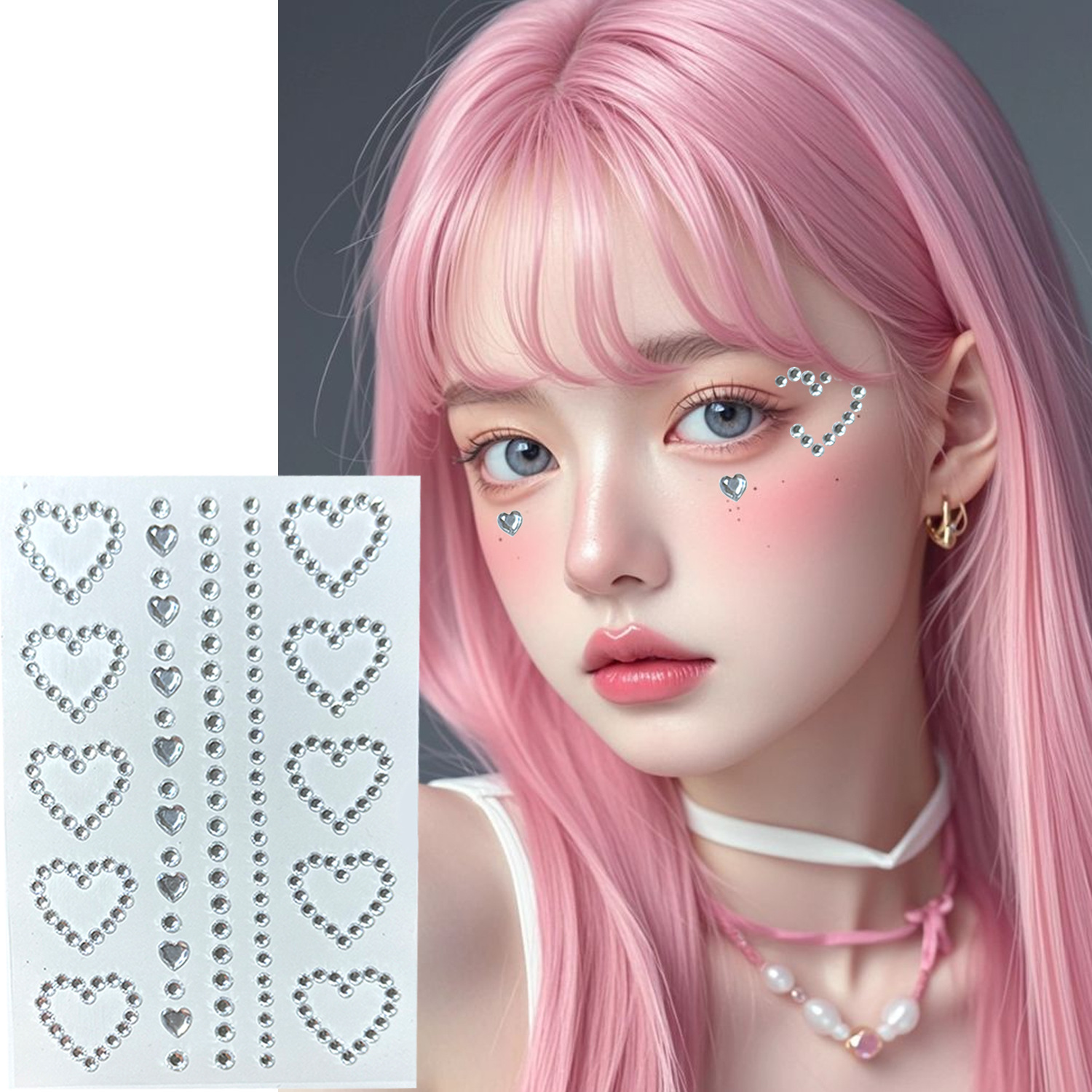 스타 다이아몬드 스티커 아크릴 젬 라인스톤 크리스탈 셀 - Home Decor Diy 리뷰 및 가격
