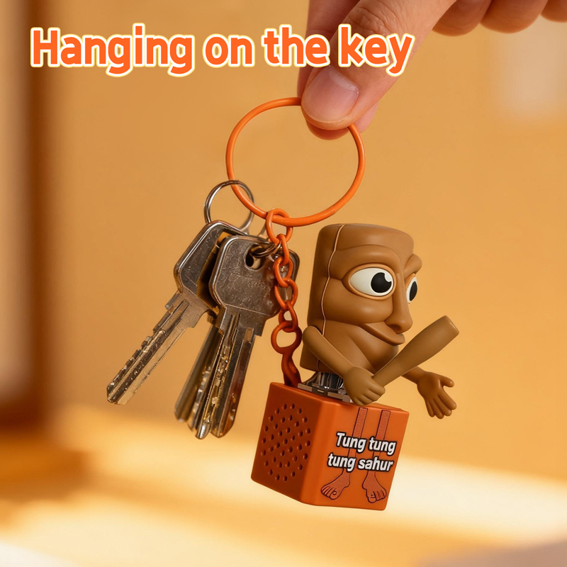 새로운 Tung Tung Tung Sahur 키 체인  - Home Decor Manufacturers 리뷰 및 가격