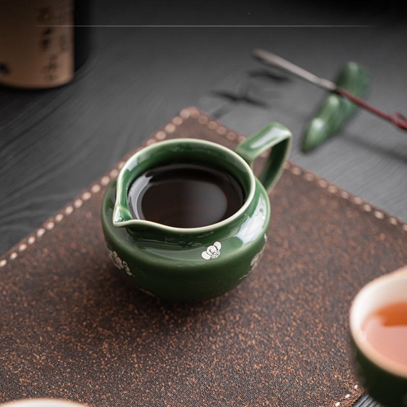 녹색 도자기 매화송이 디자인 공부차 컵 선(禪) 스타일 - Home Decor Zen Style 리뷰 및 가격