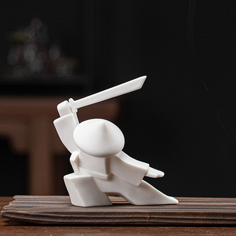 검객 Chivalrous 전문가 세라믹 사무라이 기사  - Incense Stick Holder 리뷰 및 가격