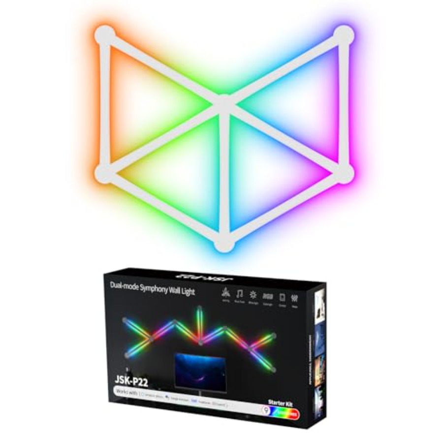 RGB 벽 조명, LED DIY 기하학적 조합 게임 조 - Home Decor Diy 리뷰 및 가격