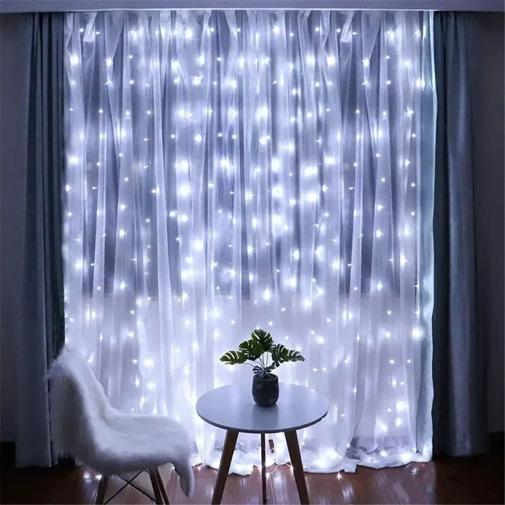 3/6M USB LED 커튼 8가지 모드 리모컨 조명  - Fairy Lights Bedroom 리뷰 및 가격
