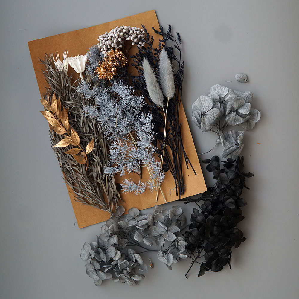 1 팩 인공 식물 말린 진짜 꽃 보존 재료 에폭시 수지 - Dried Flower Bouquet 리뷰 및 가격