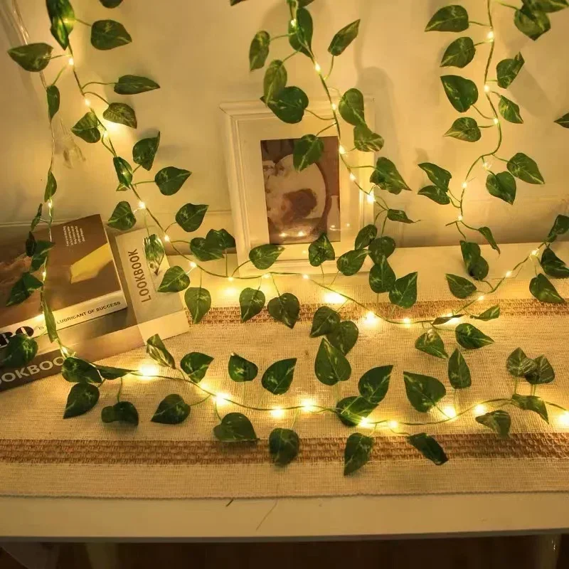 아이비 덩굴 LED 스트링 라이트, 녹색 잎사귀 가랜드 - Fairy Lights Bedroom 리뷰 및 가격