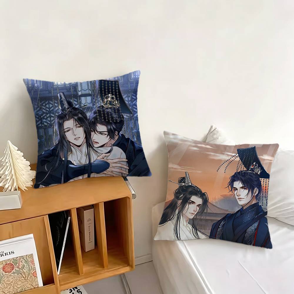 허스키와 그의 흰 고양이 시즈운 베개 커버 소파 거실  - Home Decor Living Room 리뷰 및 가격