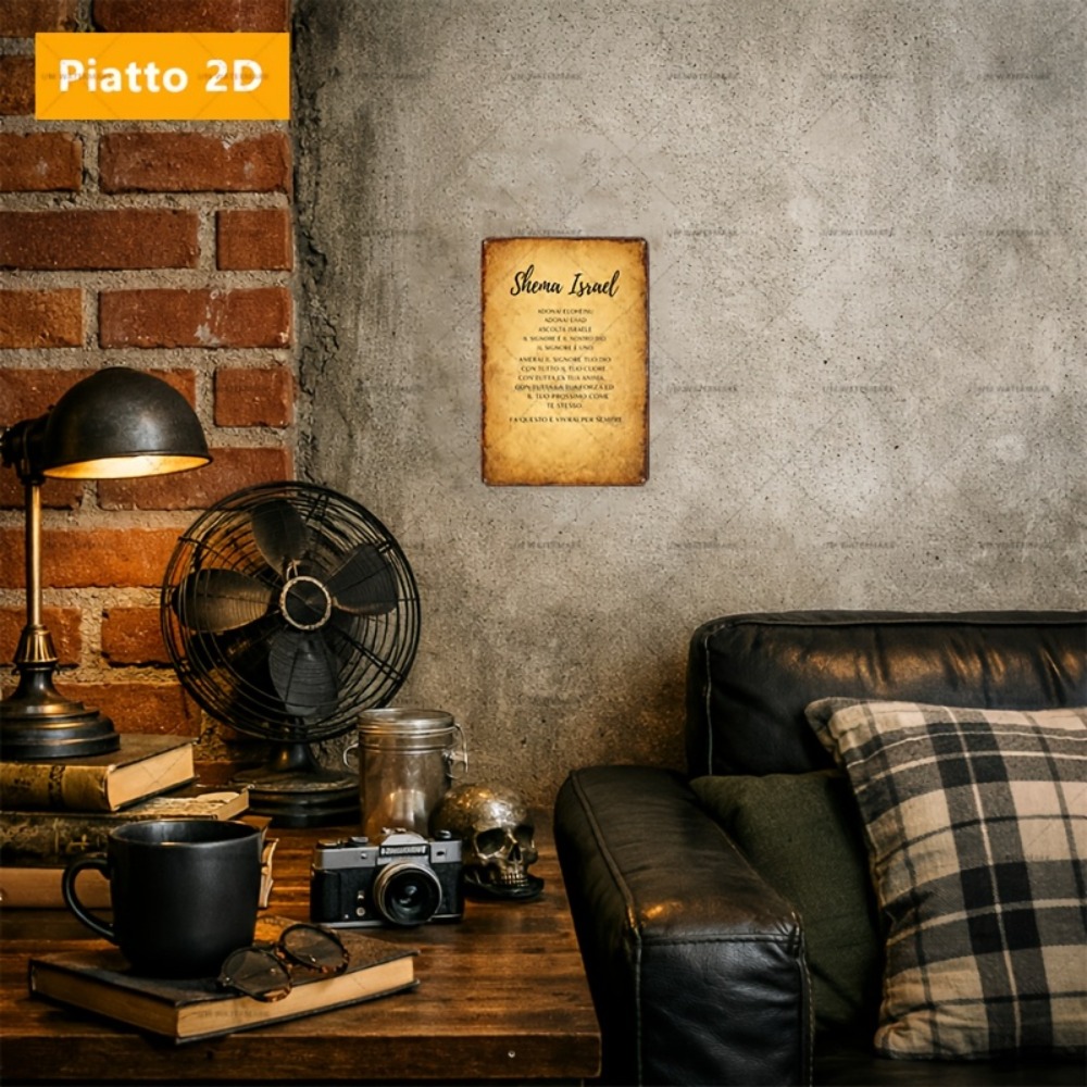 CIFBUY 히브리어 성경 알루미늄 벽 장식 8x8인치 - Home Decor Living Room 리뷰 및 가격