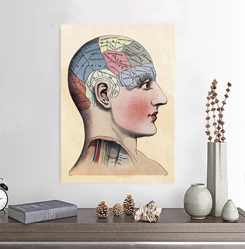산티아고 라몬 이 카잘 뉴런 드로잉 빈티지 포스터 뇌  - Watercolor Poster Print 리뷰 및 가격