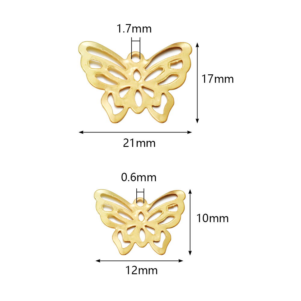 DIY 주얼리 제작용 다리미 할로우 나비 참 액세서리, - Home Decor Manufacturers 리뷰 및 가격