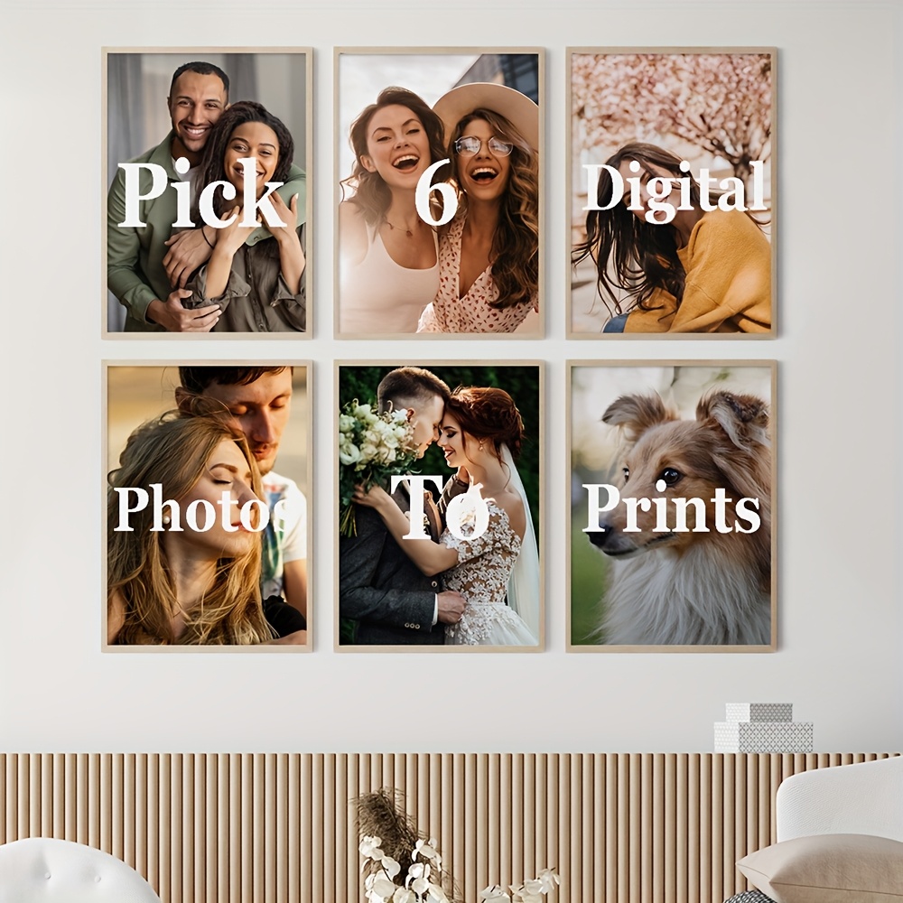 6개/세트 맞춤형 캔버스 프린트 사진 벽 장식, 가족  - Home Decor Furniture 리뷰 및 가격