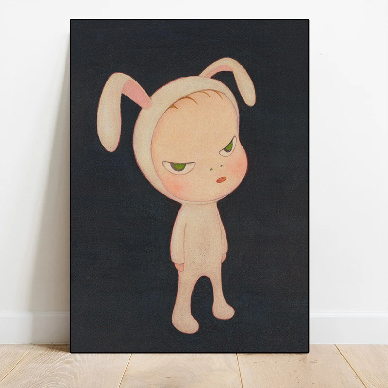 1pc 프레임리스 캔버스 페인팅 요시토모 나라 드림 인 - Abstract Oil Painting 리뷰 및 가격