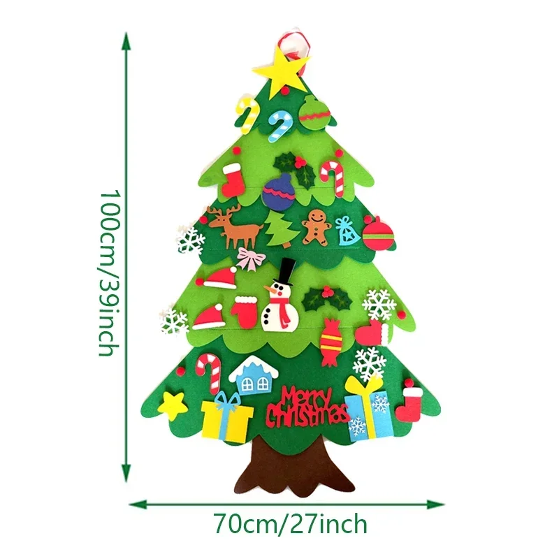 어린이 DIY 펠트 크리스마스 트리 세트 크리스마스 홈 - Home Xmas Decor Ideas 리뷰 및 가격
